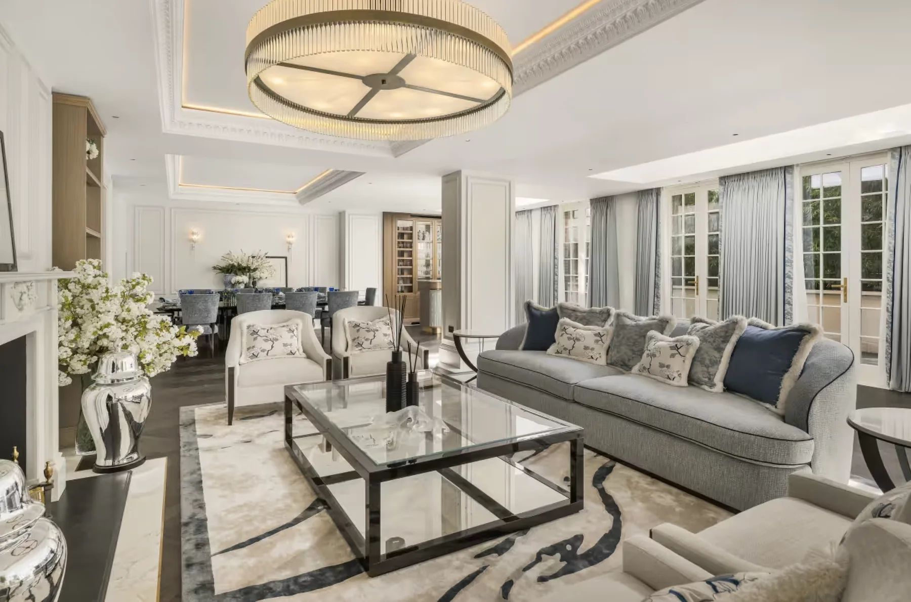 A freshly cleaned London living room